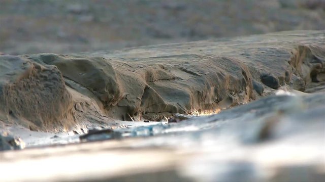 Rocks On Shore NEar Water Shining - Static 
