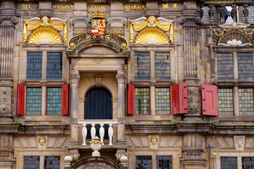 Das Rathaus von Delft/NL