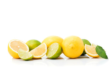 Obraz na płótnie Canvas citrus fresh lemon fruit