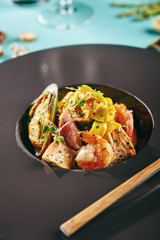 Menu of luxury restaurant