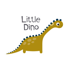 Cute dino vector illustration