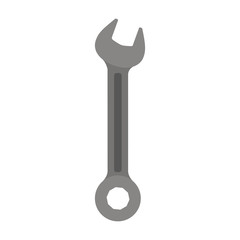 spanner flat icon colorful silhouette