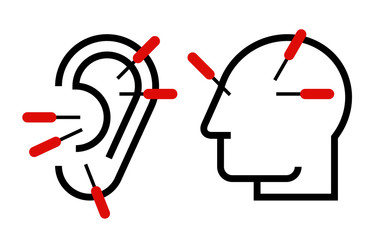 Ear and head acupuncture