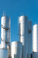 Tank storage of a food processing plant - 7155 © Wolfgang Jargstorff