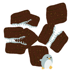 ミントチョコレートとペンギン