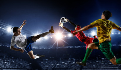 Soccer best moments. Mixed media