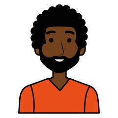 young black man avatar character