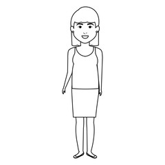 beautiful woman avatar character