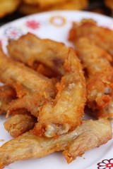 Fried chicken is delicious in street food