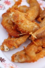 Fried chicken is delicious in street food