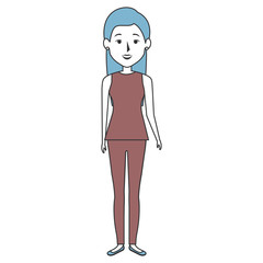 beautiful woman avatar character