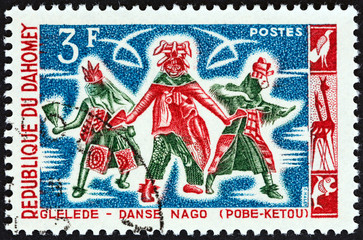 Nago dance, Pobe-Ketou (Dahomey 1964)