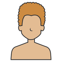 young man shirtless avatar character
