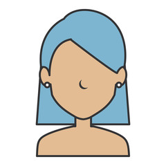 beautiful woman shirtless avatar character