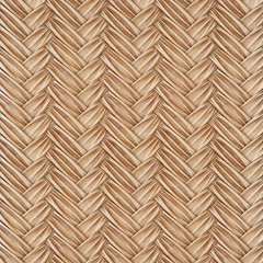 woven rattan with natural patterns of burlap. 3d rendering.