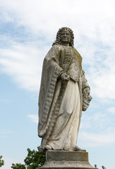 Fototapeta premium Statue on Piazza of Prato della Valle, Padua, Italy.