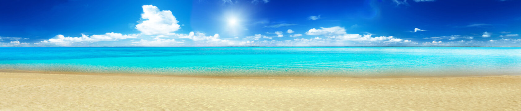Fototapeta Sea beach panorama