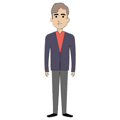 businessman avatar character icon