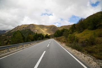 Highway in the mountains