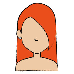 beautiful woman shirtless avatar character