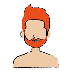 young man shirtless avatar character