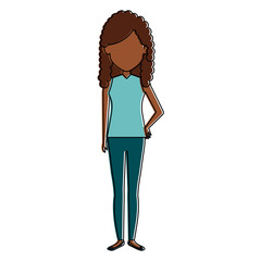 beautiful black woman avatar character