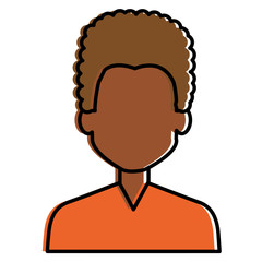 young black man avatar character