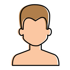 young man shirtless avatar character