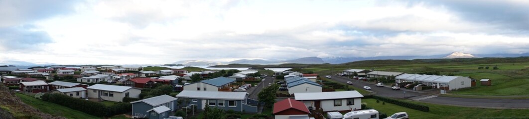 Landschaft bei Stykkish&oacute;lmur auf der Snaefellsnes Halbinsel im Westen Islands 