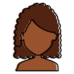 beautiful black woman shirtless avatar character