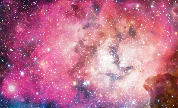 Watercolor Galaxy Background, Space, Nebula In Watercolor Print ...