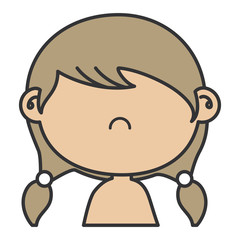 beautiful little girl shirtless character