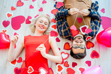 Couple on valentine day