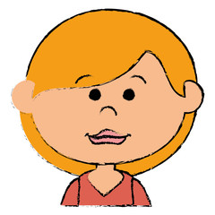 beautiful little girl character