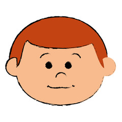 little boy head avatar character