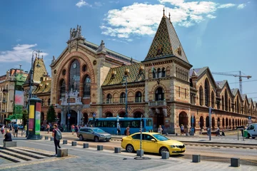 Papier Peint photo autocollant Budapest Budapest, marché central couvert