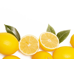 Lemon, studio image on white