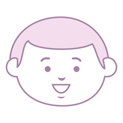 little boy head avatar character