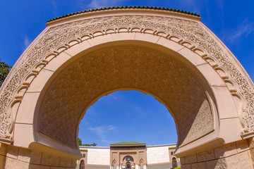 Beautiful architechture of Astaka Morocco or Morocco Pavilion in Putrajaya, Malaysia