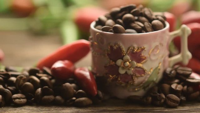 Caff&egrave; al peperoncino Caf&eacute; con el chile Chili coffee Chili-Kaffee Chili video koffie チリコーヒー чили-кофе k&aacute;v&eacute; 辣椒咖啡 شاي الفلفل