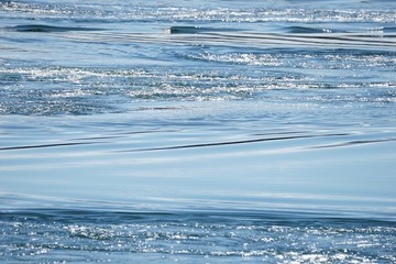 Strömungen im Meer / Wasser-Textur