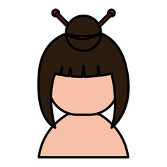 little japanese doll shirtless kawaii character