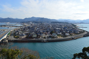 Fototapeta premium 金子みすゞさんが生まれ育った町仙崎