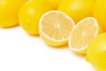 Lemon, studio image on white