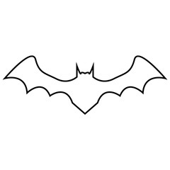 cartoon bat on white background
