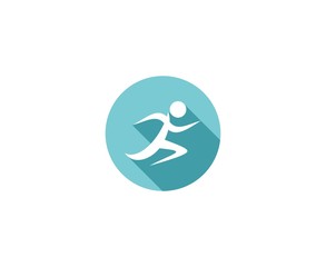Running men logo
