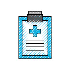 Fototapeta premium clipboard checklist report medical instrument work