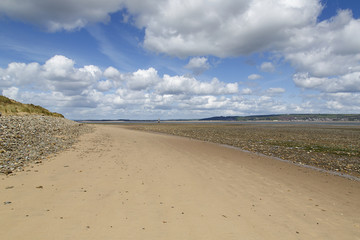 Fototapeta na wymiar Whiteford Point on the North Gower coast. 