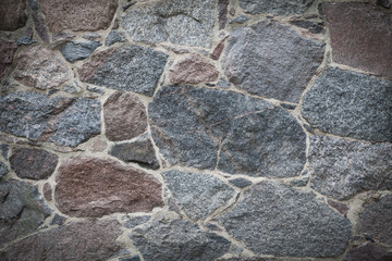 Classic vignette stone wall background