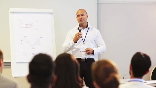 group of people at business conference